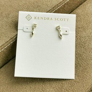 Kendra Scott Zoey / Stud Earrings Gold NEW